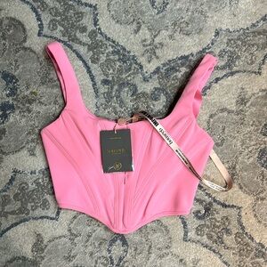 House of CB corset top. Size S plus cup. NWT